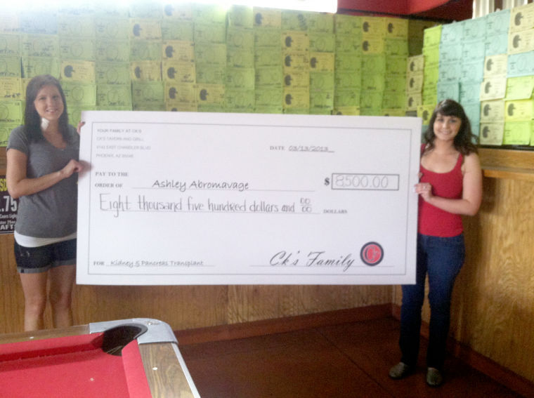 Community-wide fundraiser at CK's nets $8,500